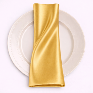Charmeuse Satin Napkin - 136 honey