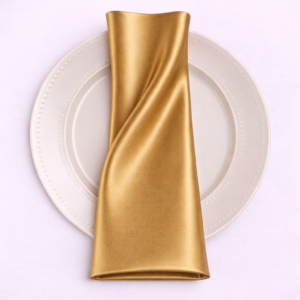 Charmeuse Satin Napkin - 226 gold
