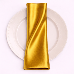 Charmeuse Satin Napkin - 229 Dk Gold