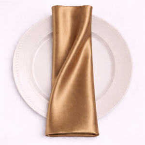 Charmeuse Satin Napkin - 326 Khaki