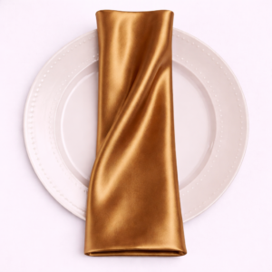 Charmeuse Satin Napkin - 332 mocha
