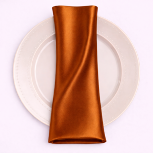 Charmeuse Satin Napkin - 336 Cinnamon