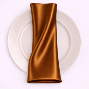 Charmeuse Satin Napkin - 346 frappucino
