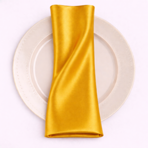 Charmeuse Satin Napkin - 438 mango
