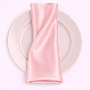 Charmeuse Satin Napkin - 527 pink
