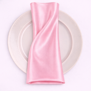 Charmeuse Satin Napkin - 539 candy pink