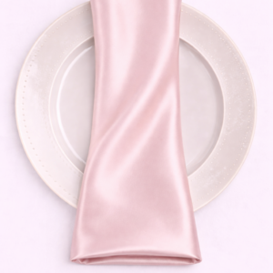 Charmeuse Satin Napkin - 567 blush pink