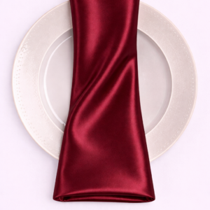 Charmeuse Satin Napkin - 628 burgundy