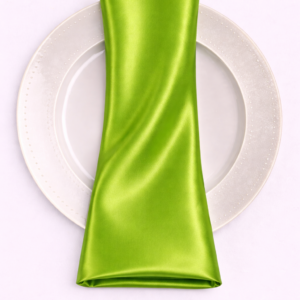 Charmeuse Satin Napkin - 726 lime
