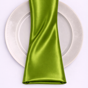Charmeuse Satin Napkin - 752 avocado