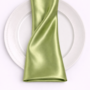 Charmeuse Satin Napkin - 828 lt sage