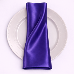 Charmeuse Satin Napkin - 929 SEABLUE