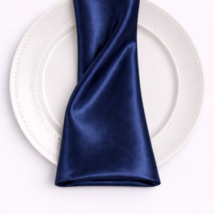 Charmeuse Satin Napkin - 934 NAVY
