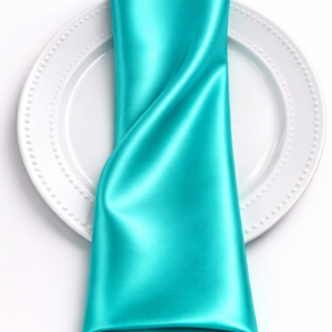 Charmeuse Satin Napkin - 951 TIFF BLUE