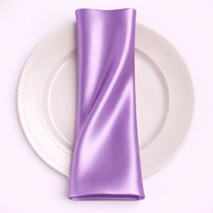 Charmeuse Satin Napkin - 1029 DK Lilac