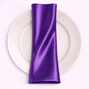Charmeuse Satin Napkin - 1032 Purple